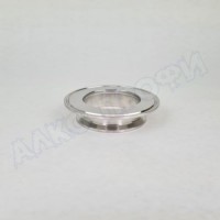 Переходник кламп-кламп укороченный 3" - 4"