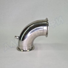 Угол (отвод) 90 градусов 3" с ниппелем Угол (отвод) 90 градусов 3" с ниппелем